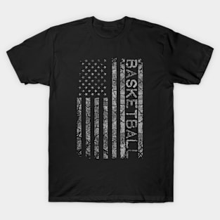 American Flag Basketball Player Coach For Men And Women Team T-Shirt